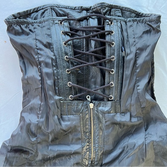 GENUINE LEATHER CORSET MAXI - Picture 3 of 13